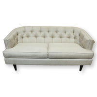 Sherrill Tufted Oatmeal Sofa