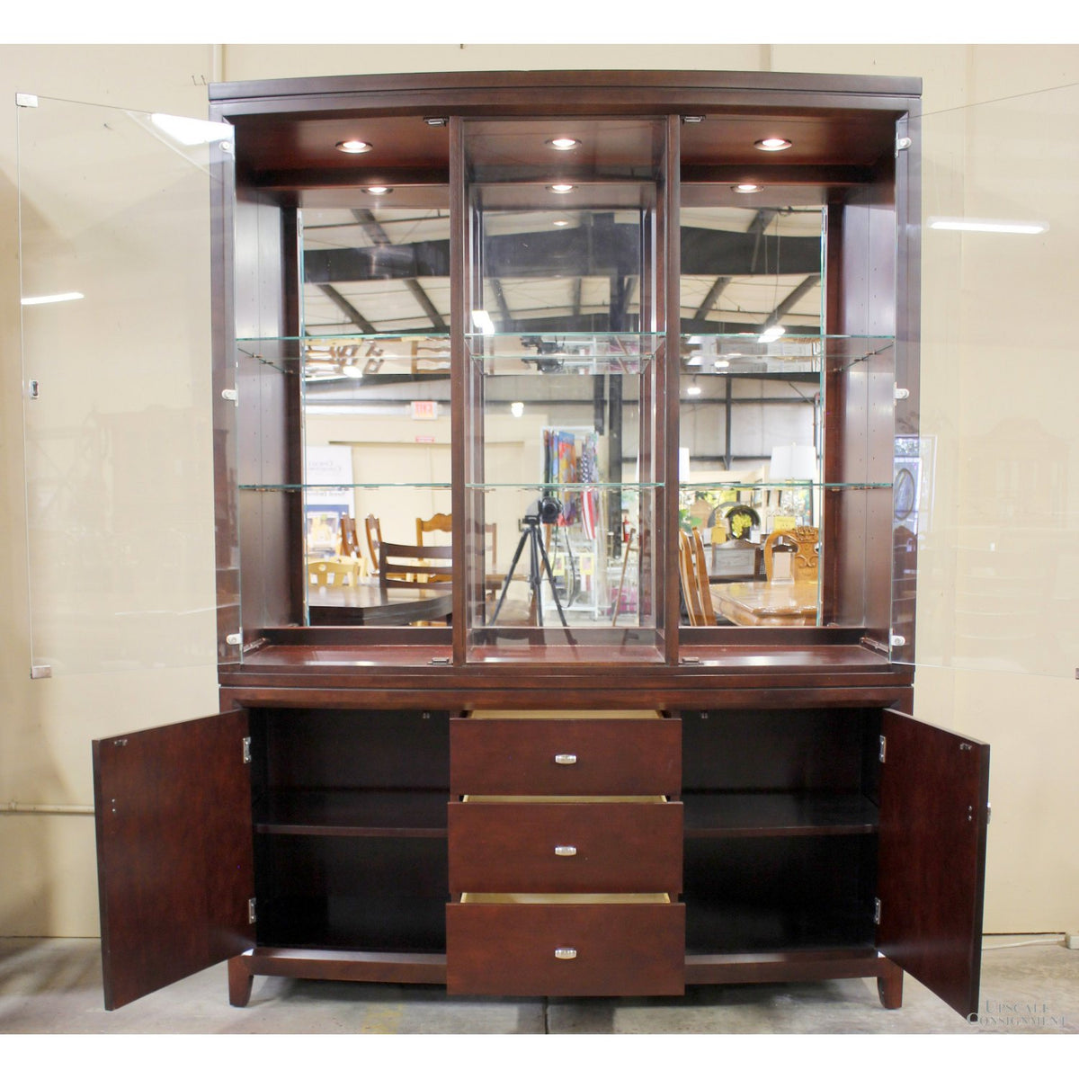 American Drew Modern China Cabinet