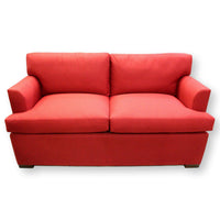 Custom Red Sofa