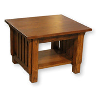 Oak Mission End Table