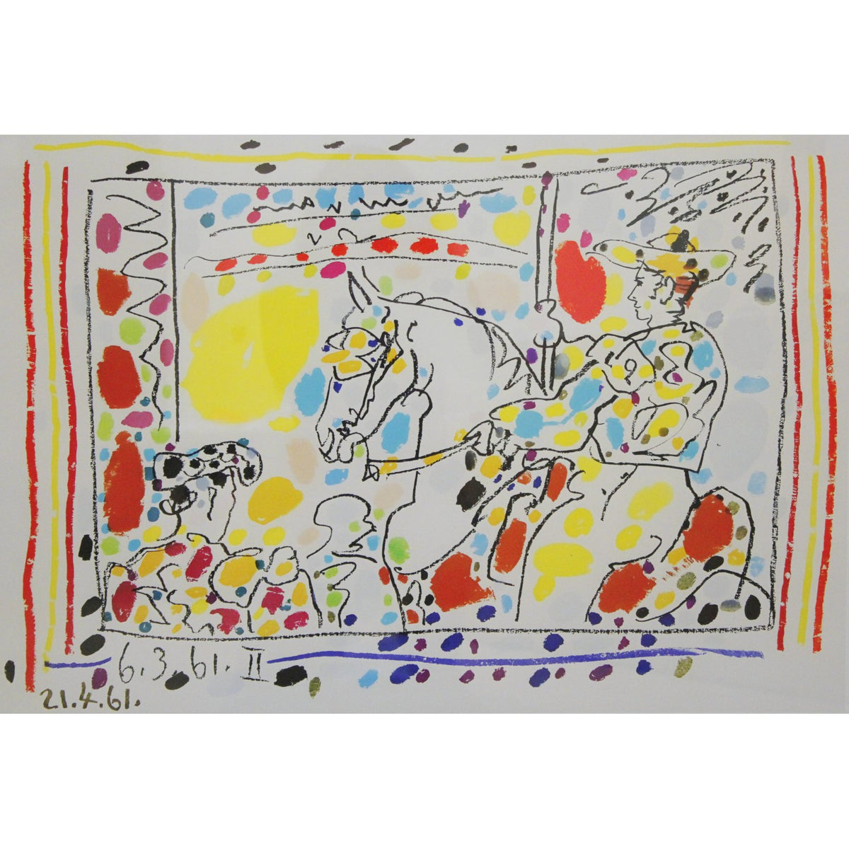 Gallery Framed Art Print 'Le Picador II 1961' By Pablo Picasso