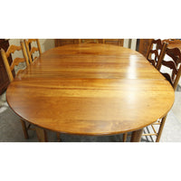 Leopold Stickley Colonial Style Cherry Dining Set w/6 Ladderback Chairs