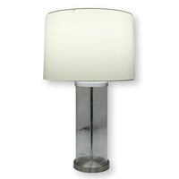 Seeded Glass Column Lamp