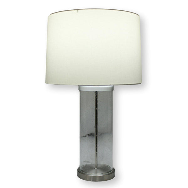 Seeded Glass Column Lamp