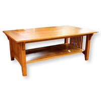Mission Style Oak Coffee Table
