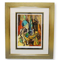 Gallery Framed Art Print 'Fish and Bottles' By Pablo Picasso