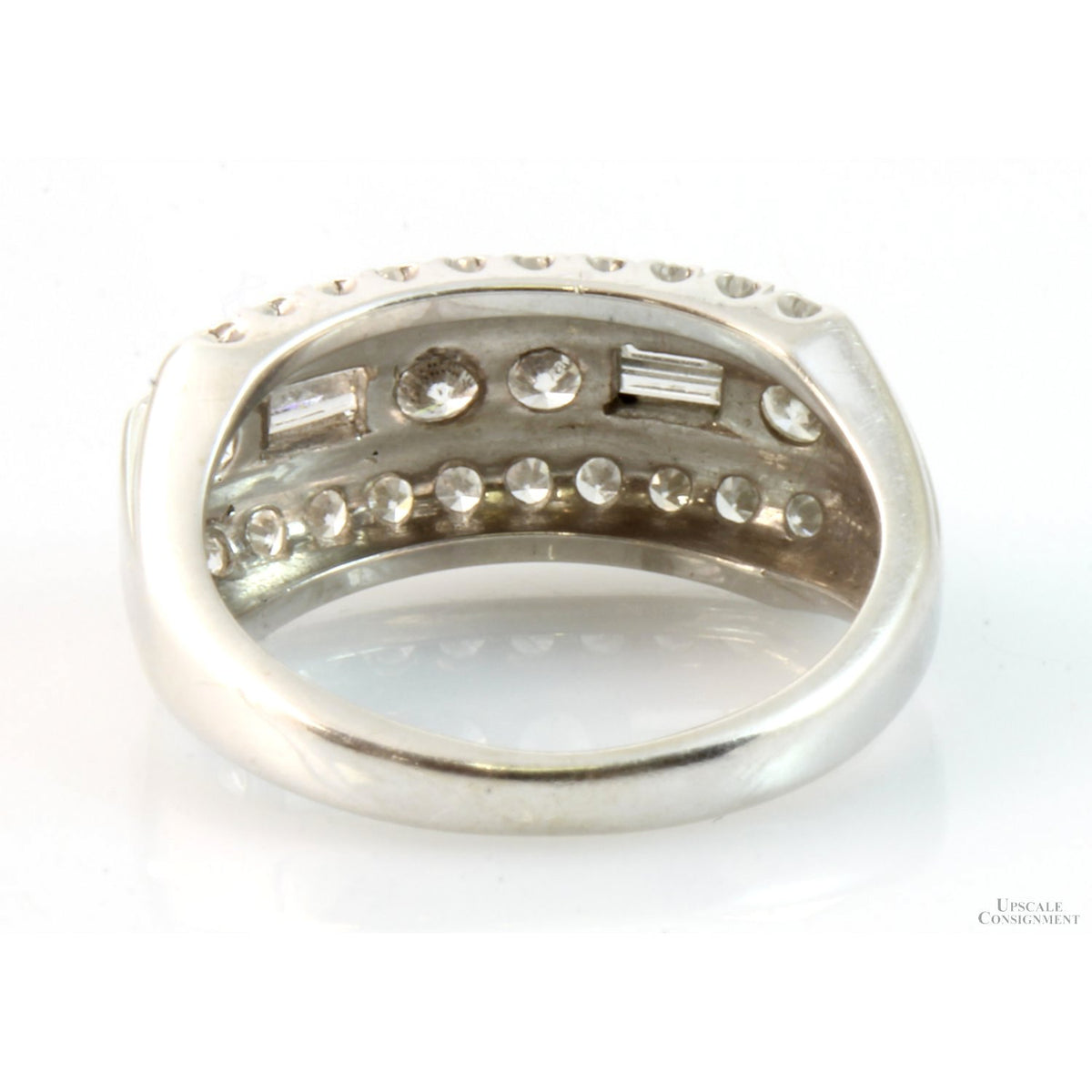 Vintage .80ctw Diamond 14K White Gold Ring - Refurbished