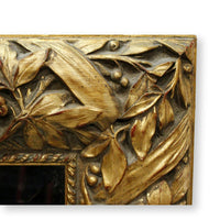 DeNanzio Leaf & Berry Gilt Beveled Mirror
