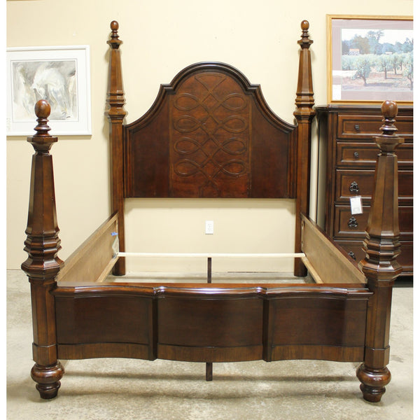 Ashley 4-Post Panel Queen Bed