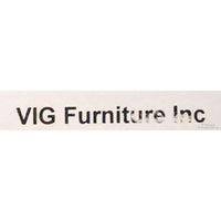 VIG Furn. Curved Back Cream Leather Accent Chair