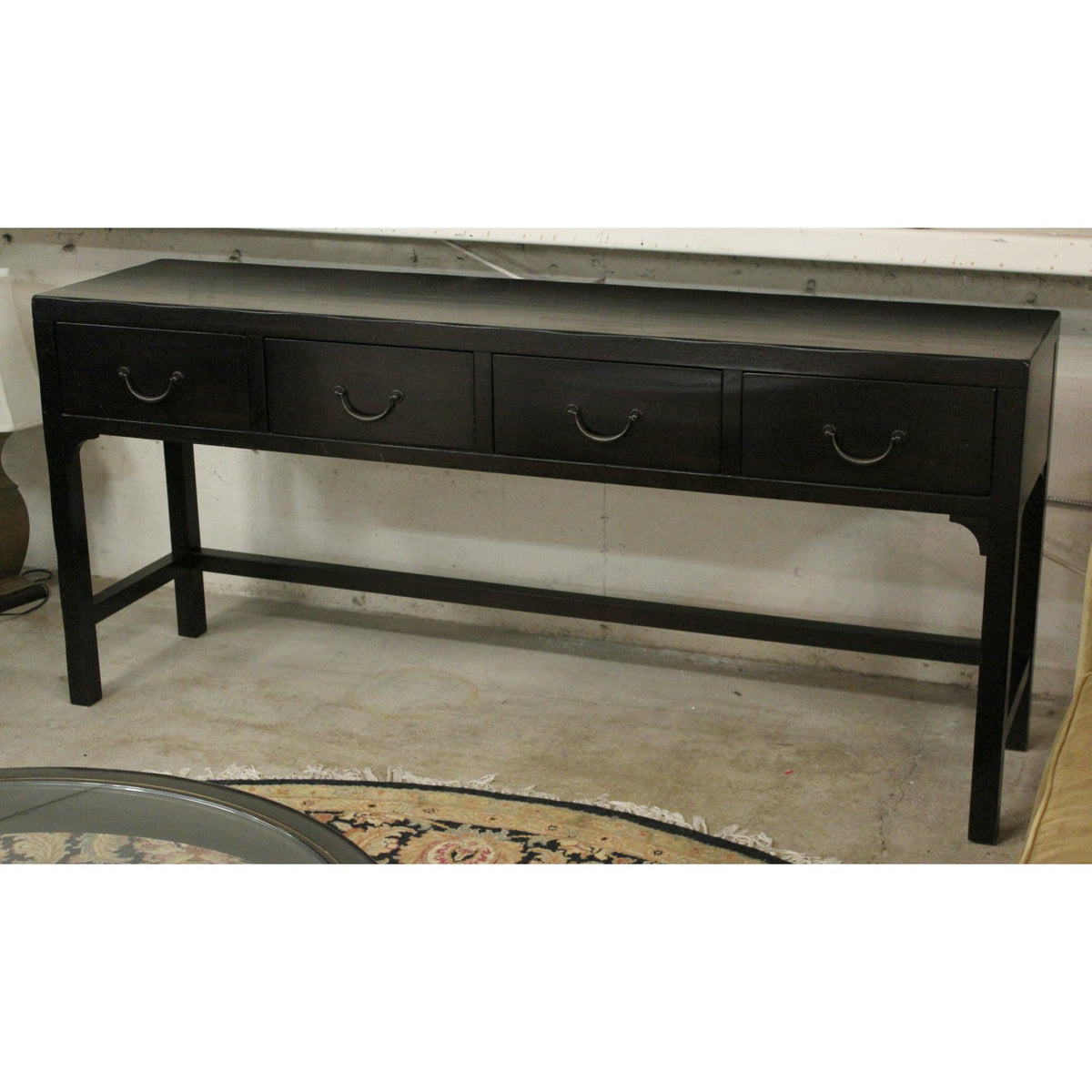 Long 4 Drawer Console Table