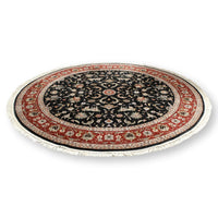 8' 8'' Round Wool Rug w/Fringe