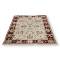 4' X 6' Wool & Silk Rug