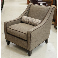 Robin Bruce Upholstered Accent Chair w/Bolster Pillow