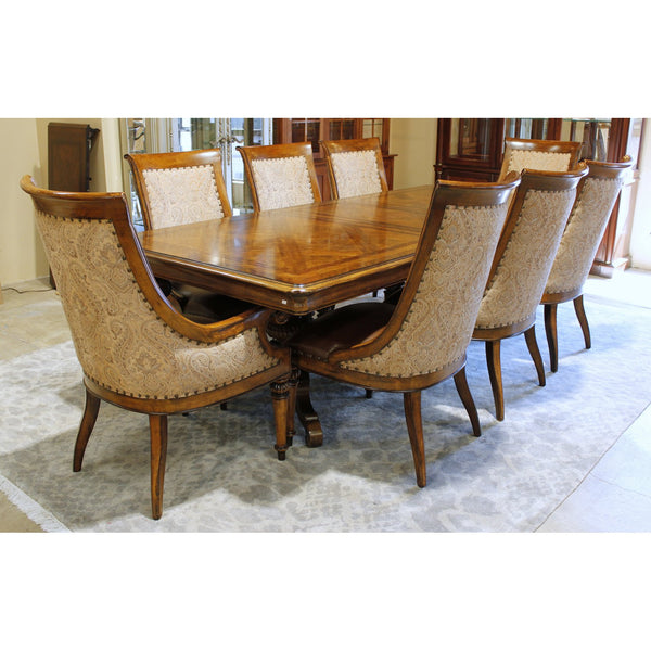 Thomasville Dining Table w/8 Upholstered Chairs