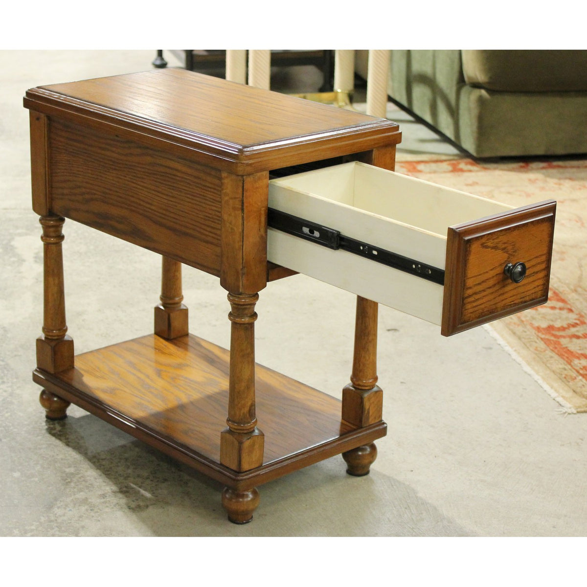 Ashley Narrow Oak End Table