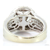 3.39ctw Diamond 14K Gold Ring Clarity Enhanced 2.08ct Solitaire