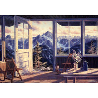 Randy VanBeek Framed Signed Print 'Last Light at Winchester Lookout'