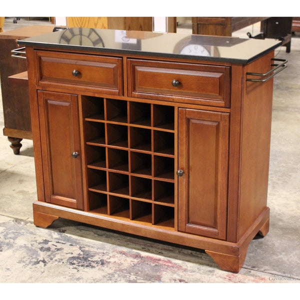 Crosley Furniture Server w/Wine Rack