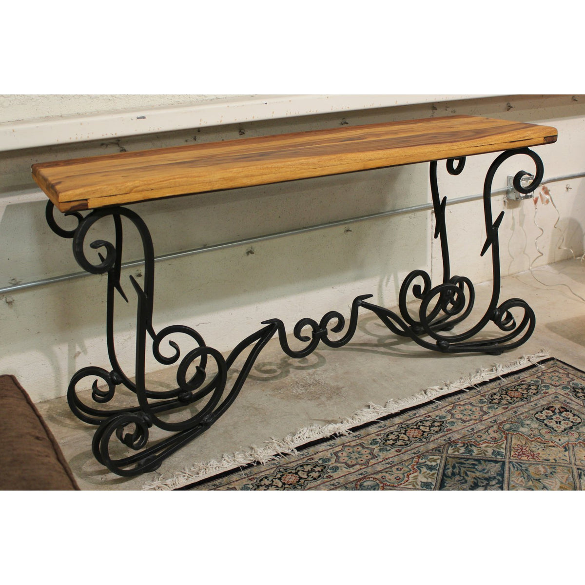 Pier 1 Imports Ornate Iron Console Table