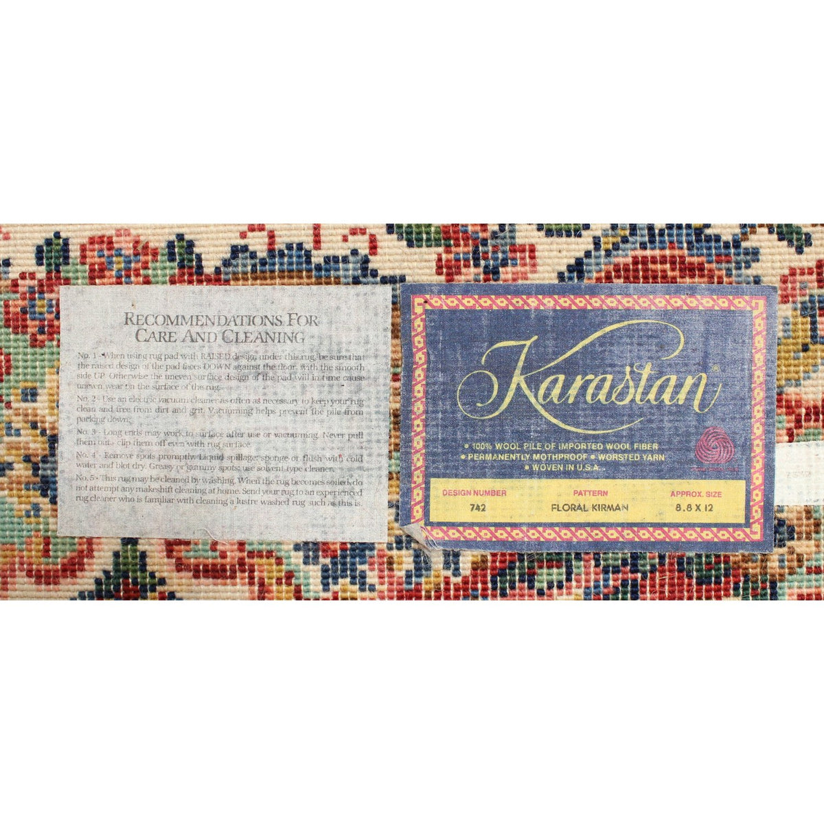 Karastan 8 '8" X 12' Kirman Style Area Rug