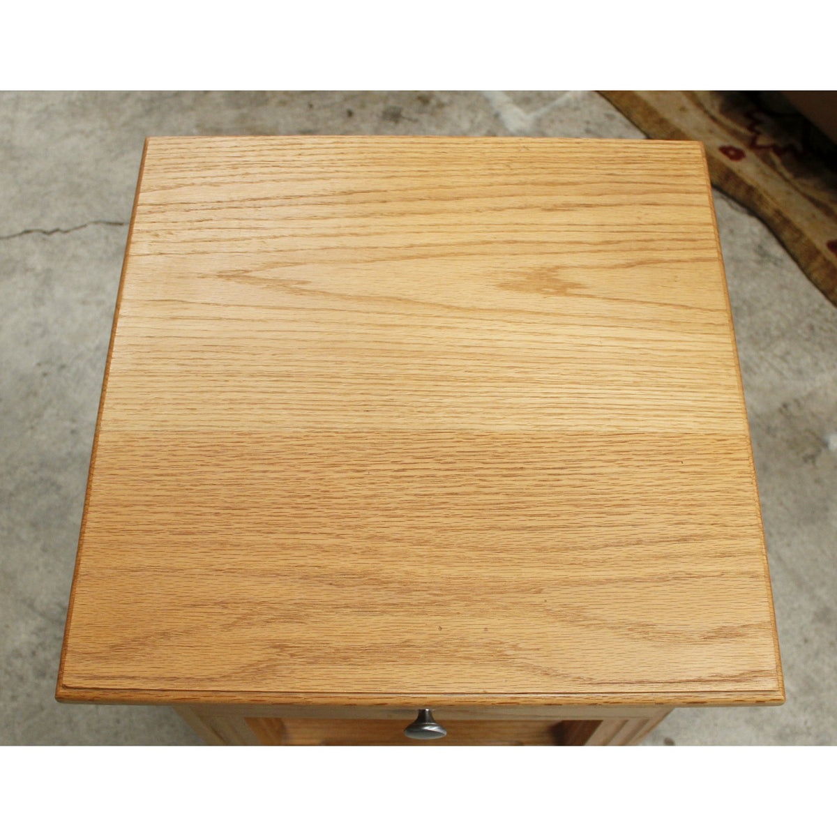 Square Oak Nighstand w/Drawer