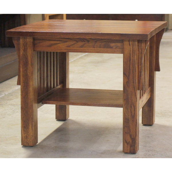 Dark Oak Mission Style End Table