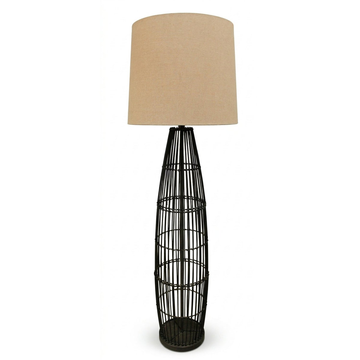 Rattan Floor Lamp
