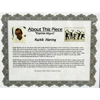 Gallery Framed Art Print 'Exercise' By Keith Haring
