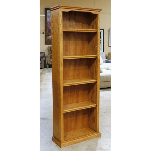 6' Oak Bookcase