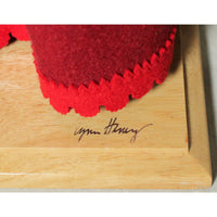 Lynn Haney 'Crimson Christmas' 18'' Santa Figure