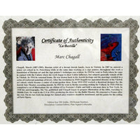 Gallery Framed Art Print 'La Bastille' By Marc Chagall