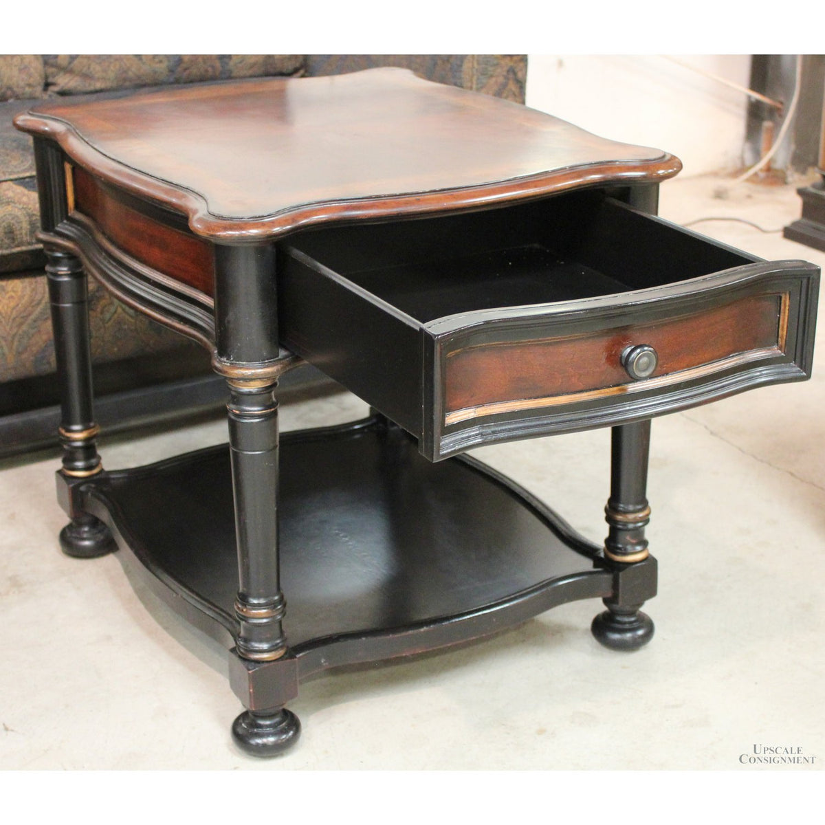 Hooker Furniture Two-Tone End Table w/Drawer