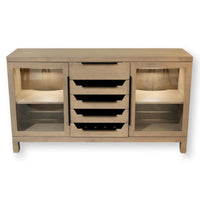 Custom Maple Server w/Wine Storage