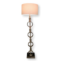 Silver Circles Floor Lamp