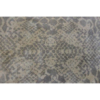 Williams Sonoma 8' 10'' X 12' 4''  Gray Print Wool Area Rug