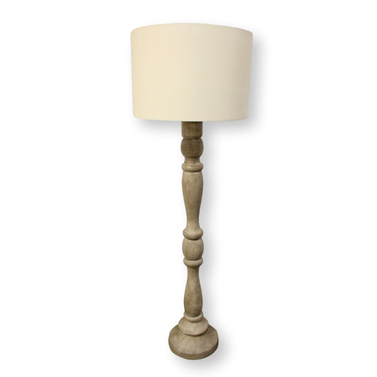 Turned Column Floor Lamp