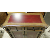 Handpainted Cabinet w/Columns