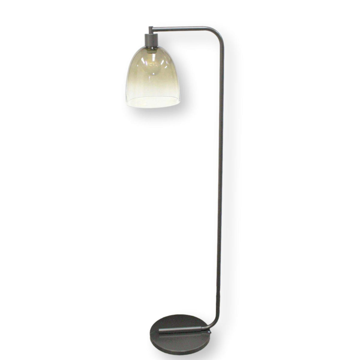 West Elm Glass Shade Floor Lamp