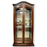 Bonnet Top Curio Cabinet