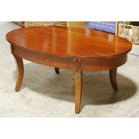Oval Cherry Coffee Table