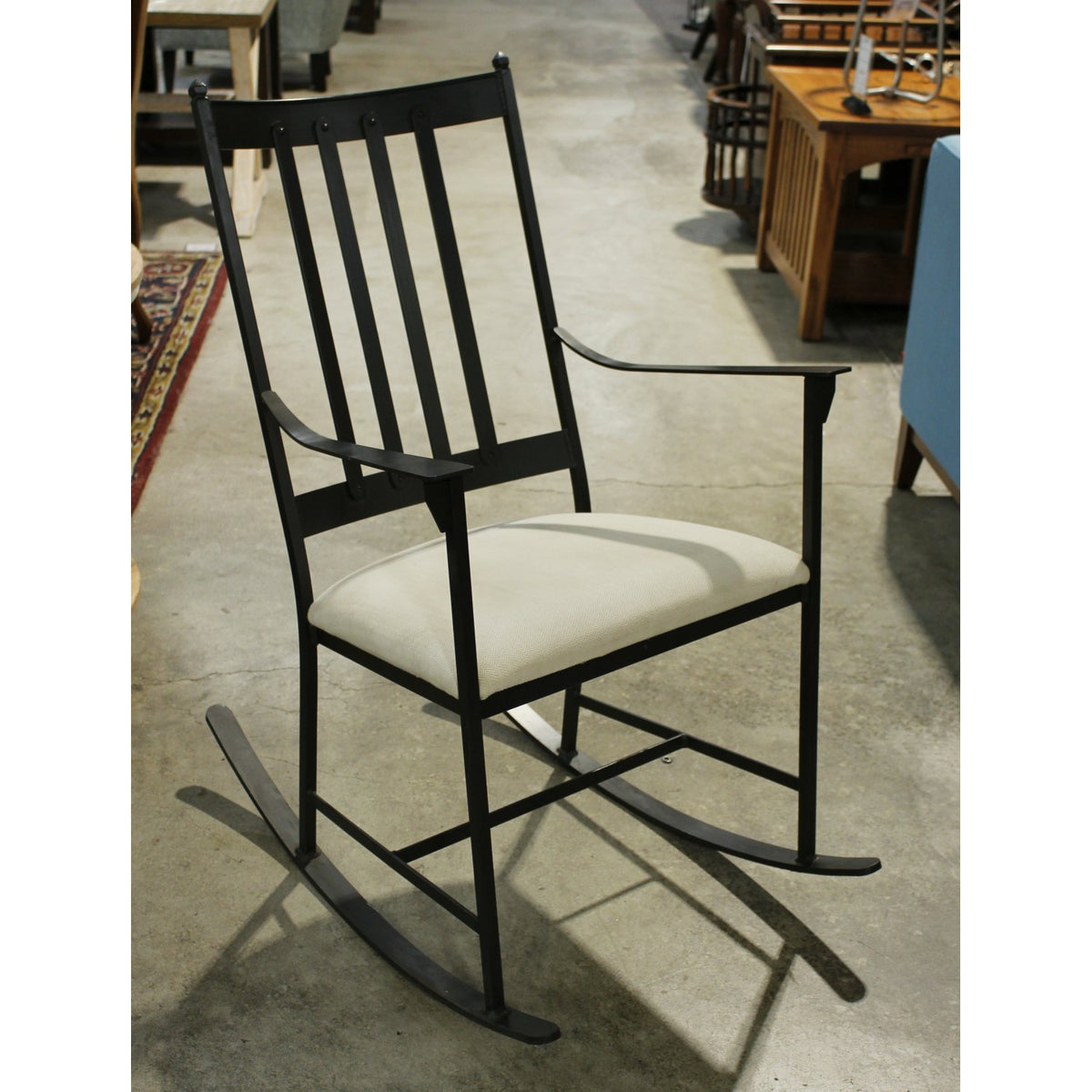 Bronze-tone Metal Rocking Chair