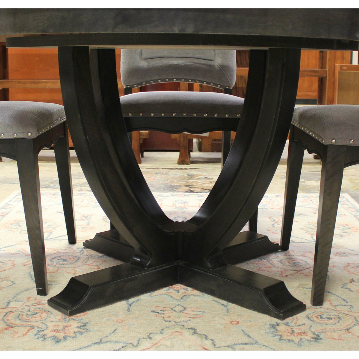 Canadel Black Dinette Table w/4 Chairs
