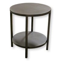 Round Metal Accent Table