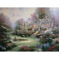 Framed Limited Edition Lithograph "Gardens Beyond Spring Gate" by Thomas Kinkade