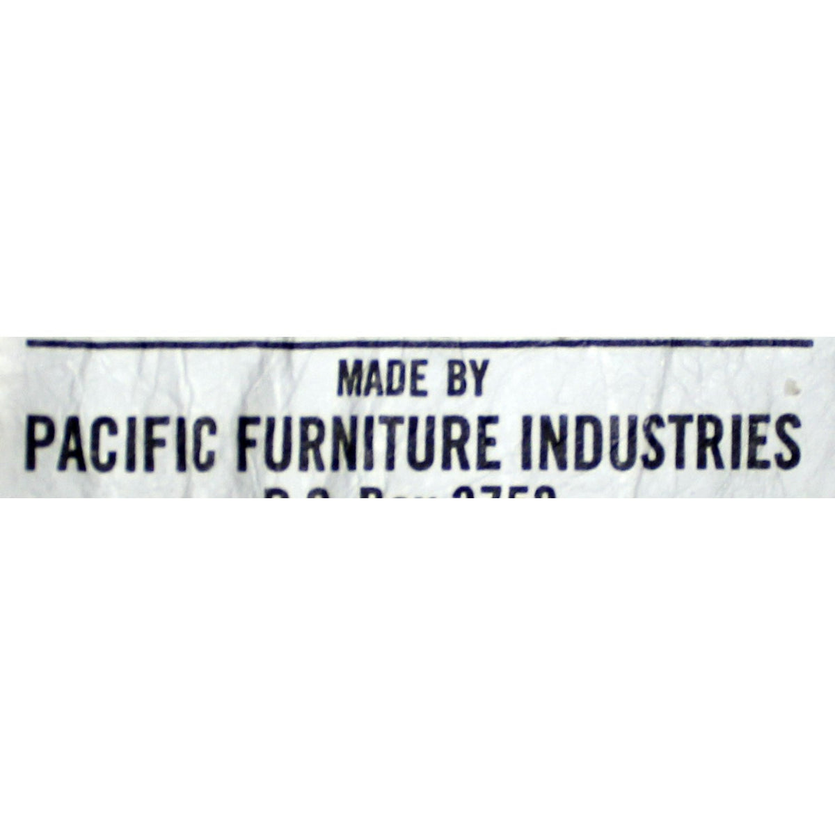 Pacific Furniture Ind. Gray Microstripe Loveseat