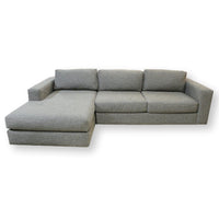 West Elm Gray Sectional Sofa w/Chaise