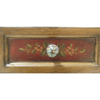 Handpainted Cabinet w/Columns