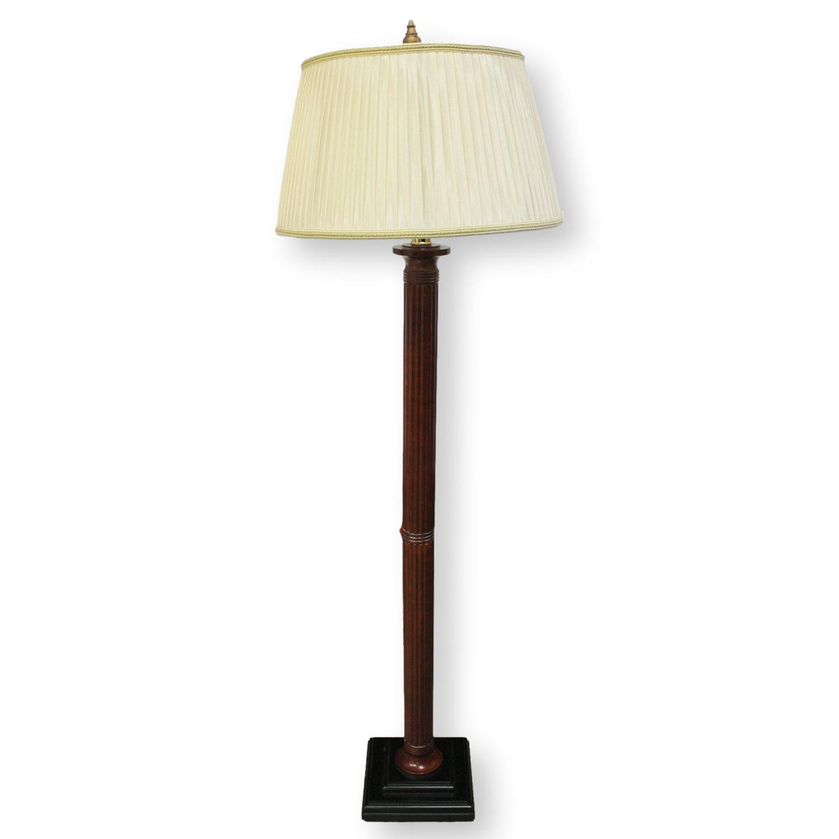 Reeded Column Floor Lamp