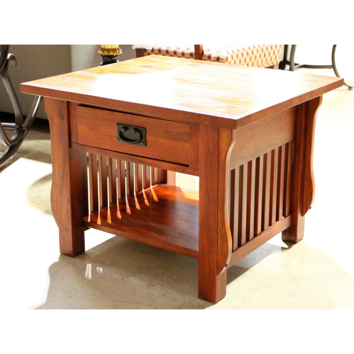 America the Beautiful Dreamer Mission Style End Table